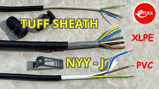 NYY CABLE vs Tuff Sheath An alternative to SWA Armoured cables [upl. by Valentina843]