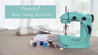 How to Rewind Bobbin of Magicfly Mini Sewing Machine [upl. by Sloane]