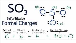 Calculating SO3 Formal Charges Calculating Formal Charges for SO3 [upl. by Soiritos]