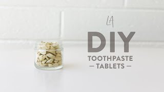 DIY Toothpaste tablets recipe [upl. by Hubsher]