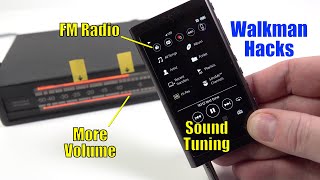 Walkman Hacks Activate FM radio increase volume and improve the sound [upl. by Yard]