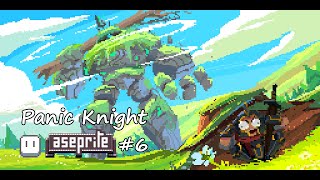 Panic Knight  Aseprite Pixelart Speed Paint 06 [upl. by Enelyaj421]