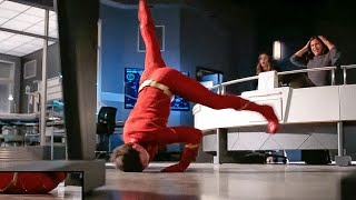 The Flash 7x12 Barry is a breakdancer Dance scene [upl. by Burkhart]