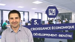 Chapitre 5  Croissance économique développement bien être [upl. by Lonee]