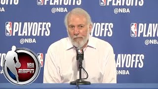 FULL Gregg Popovich jokes about Steve Kerr Steph Curry during pregame presser  NBA on ESPN [upl. by Ttenneb]