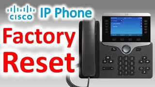 How to Factory Reset Cisco 8800 IP Phones  Webex Calling [upl. by Lellih]