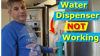 5 Reasons Fridge Wont Dispense Water Inlet Valve Fix DIY [upl. by Bohrer]