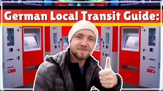 How To Buy Tickets and Navigate Germanys Public Transportation  Munich Germany [upl. by Amsirahc]