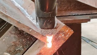 Submerged Arc Welding  SAW Practical Video [upl. by Nellda836]