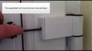 How to adjust pvc door hinges [upl. by Araid]