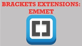 Brackets Extensions  Emmet [upl. by Feld31]