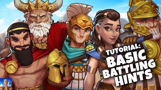 Basic Battle Hints  Official Tutorial  Rise of Cultures [upl. by Vernon702]