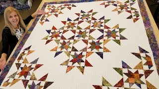 Fast  Fun  AND EASY Nine Sisters Quilt Tutorial [upl. by Weihs]