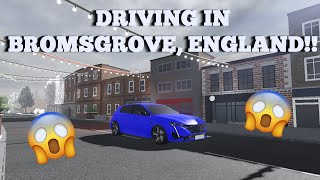 DRIVING IN BROMSGROVE  ROBLOX  Bromsgrove England [upl. by Festa526]