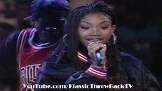 Brandy  quotI Wanna Be Downquot Live 1995 [upl. by Amand]