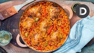 Arroz Con Pollo How to make Best Chicken amp Rice Recipe [upl. by Amsirac42]