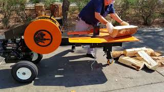 PowerKing PK0342 2018 42Ton Kinetic Log Splitter with ABS  DEMO [upl. by Esilegna]