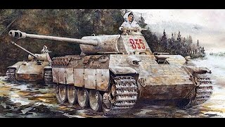 2 SS Panthers vs 21 US Shermans [upl. by Eerdna691]