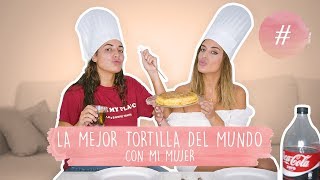 COCINANDO LA MEJOR TORTILLA DEL MUNDO  DULCEIDA Y ALBA [upl. by Sewellyn]