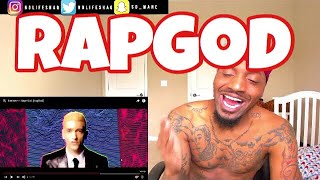 How can you even think of these barz  Eminem  Rap God  REACTION [upl. by Orfurd523]