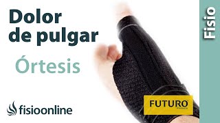 Dolor del dedo pulgar  Cómo y cuándo usar ortesis [upl. by Evad861]