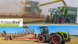 claaslive  CLAAS Landmaschinen live erleben  Das Ernte Event [upl. by Haimirej]