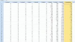 CFA using AMOS Obtaining factor scores [upl. by Acemat842]