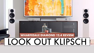 WHARFEDALE Speakers DIAMOND 124 Towers FLOORSTANDING SPEAKERS Review [upl. by Stephanus]