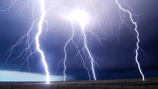 LIGHTNING STORMS AT NIGHT  Supercell Storm Time Lapse [upl. by Rehpotsirh12]