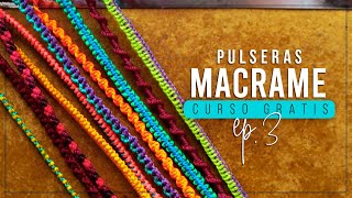 10 PULSERAS FÁCILES Y RÁPIDAS 💥» Ep 31  pulseras de hilo  friendship bracelets ● Curso de Macrame [upl. by Droc658]