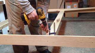 Queen Size Bed Frame DIY [upl. by Noiroc]