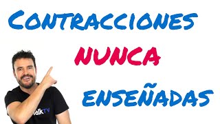 Contracciones coloquiales de inglés real con frases de ejemplos prácticos 2018 [upl. by Assilrac865]