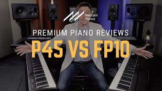 🎹Yamaha P45 vs Roland FP10 Digital Piano Review Comparison amp Demo🎹 [upl. by Tana]