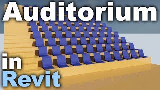 Auditorium in Revit Tutorial [upl. by Awhsoj]