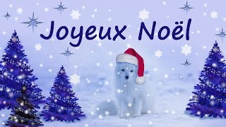 Carte virtuelle de noël  JOYEUX NOEL  Joie partages tolérance [upl. by Arraeic761]