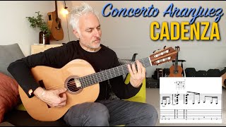 Concerto de Aranjuez Cadenza Guitar Tutorial [upl. by Gonzalo]