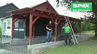 CARPORT bauen mit SPAX [upl. by Minoru]