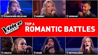 They brought romanticism to The Voice with these battles  TOP 6 [upl. by Cosetta]