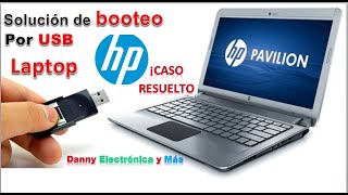 SOLUCIÓN de BOOTEO por memoria USB Laptop HP [upl. by Lledal]