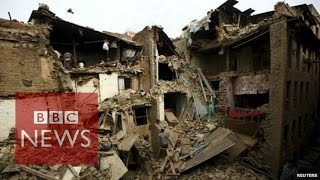 Nepal earthquake Death toll continues to rise  BBC News [upl. by Irdua]