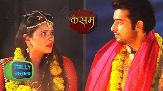 Rishi Tanu MARRIED  Kasam Tere Pyaar Ki  Colors  On Location [upl. by Bret]