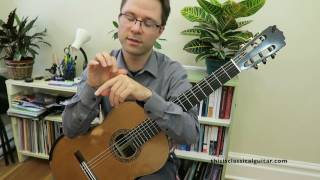 Tremolo Lesson and Exercise for Classical Guitar [upl. by Goldie]