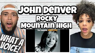 WE’RE SPEECHLESS FIRST TIME HEARING John Denver  Rocky Mountain High REACTION [upl. by Asa870]