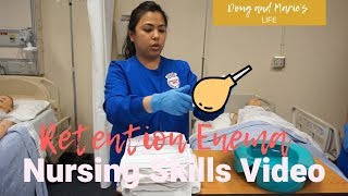 NURSING SKILL RETENTION ENEMA [upl. by Nissy]