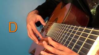 Classical Guitar Tuner Standard Tuning EADGBe  440 hz [upl. by Aliakim]