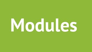 Modules in Nodejs [upl. by Ardaed]