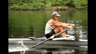 Natural Rowing Technique Demonstrated by Charlotte Hollings [upl. by Ailongam]