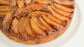 Torta Invertida de Manzana 🍎 Receta Fácil  Tan Dulce [upl. by Ahsinyd24]