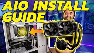 How to install an AIO CPU Cooler [upl. by Ydur]