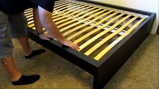 IKEA Malm high bed assembly  DETAILED [upl. by Ermey]